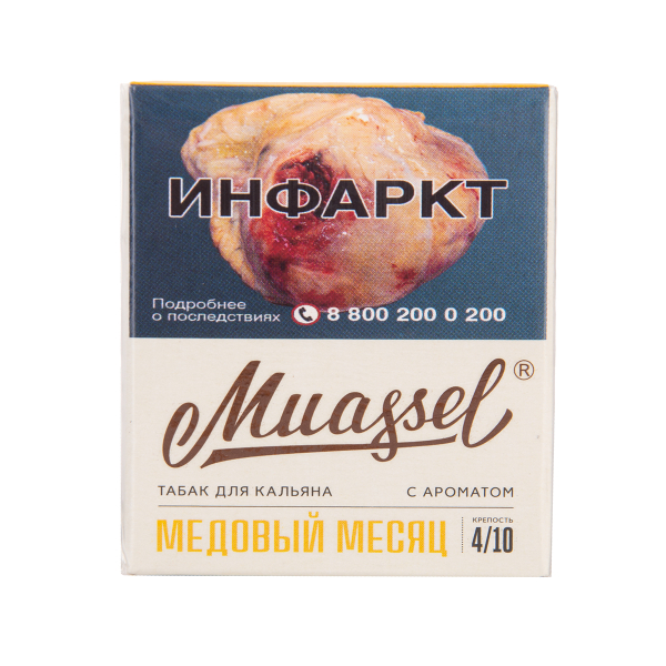 Табак Muassel Medium Медовый Месяц 40 грамм в Краснодаре