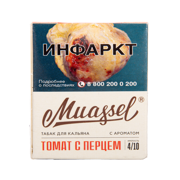 Табак Muassel Medium Томат С перцем 40 грамм в Краснодаре