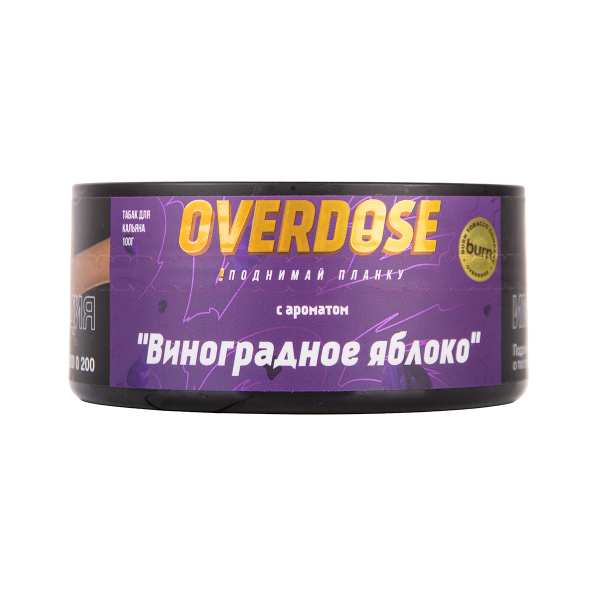 Табак Overdose Grapple 25 грамм в Краснодаре