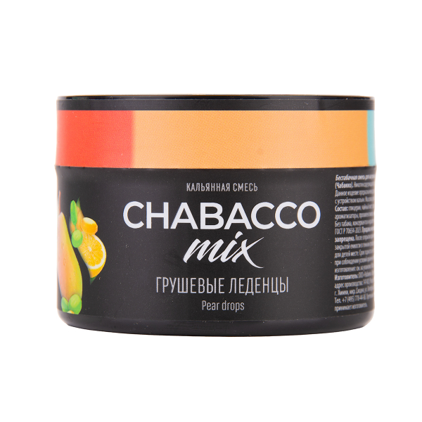 Бестабачная смесь Chabacco Mix Medium Pear Drops 40 грамм в Краснодаре