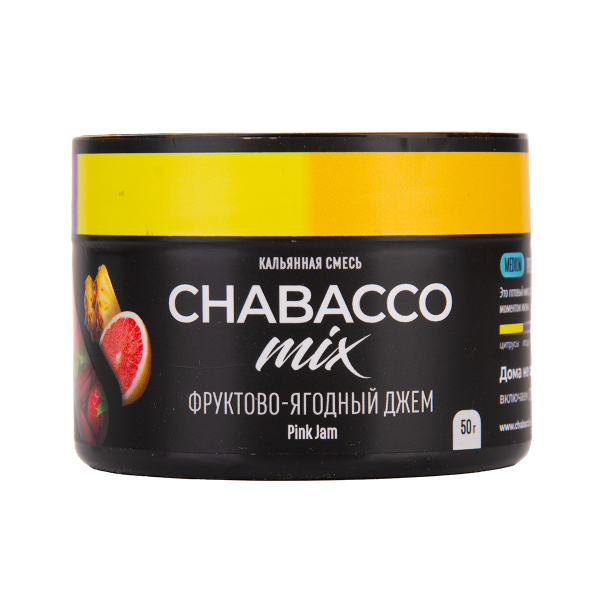 Бестабачная смесь Chabacco Mix Medium Pink Jam 40 грамм в Краснодаре