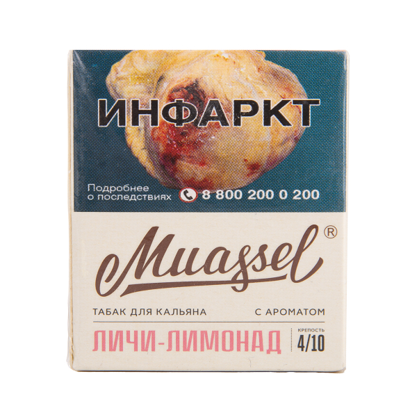 Табак Muassel Medium  Личи Лимонад 40 грамм в Краснодаре
