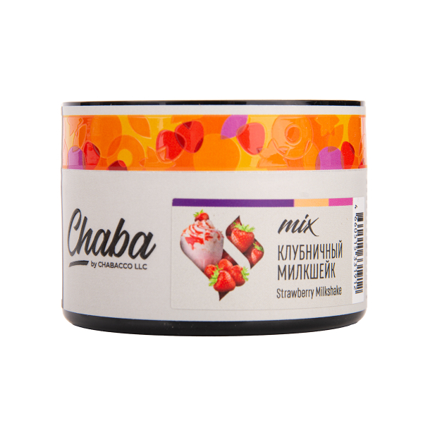 Бестабачная смесь Chaba Mix Strawberry Milkshake Nicotine Free 50 грамм в Краснодаре