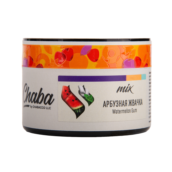 Бестабачная смесь Chaba Mix Watermelon Gum Nicotine Free 50 грамм в Краснодаре