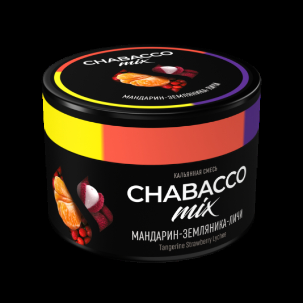 Бестабачная смесь Chabacco Mix Medium Tangerine Strawberry Lychee 40 грамм в Краснодаре