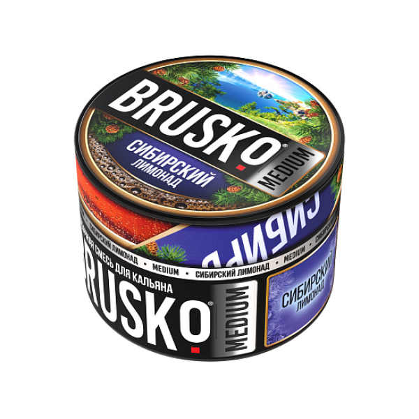 Бестабачная смесь Brusko Zero Сибирский Лимонад 50 грамм в Краснодаре