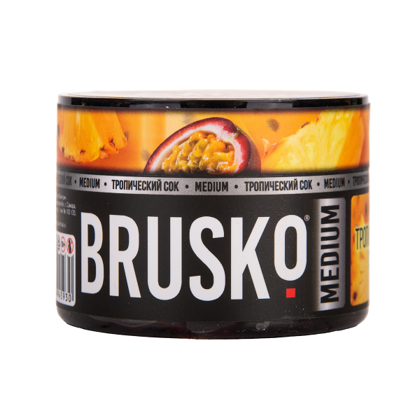 Бестабачная смесь Brusko Zero Тропический Сок 50 грамм в Краснодаре