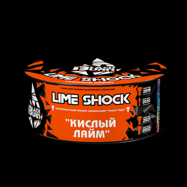 Табак BlackBurn Lime Shock 100 грамм в Краснодаре