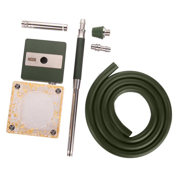 Кальян Hoob Subatom British Racing Green X Ss | Cube Mini Gold в Краснодаре