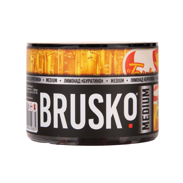 Бестабачная смесь Brusko Лимонад «   Буратино» 50 грамм в Краснодаре