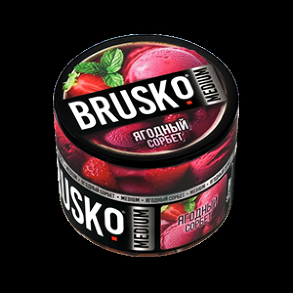 Бестабачная смесь Brusko Ягодный Сорбет 50 грамм в Краснодаре