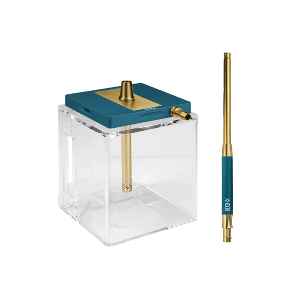 Кальян Hoob Atom Marine Blue X Gold | Hoob Cube в Краснодаре