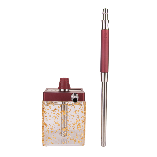 Кальян Hoob Subatom Wine Red X Ss | Cube Mini Gold в Краснодаре