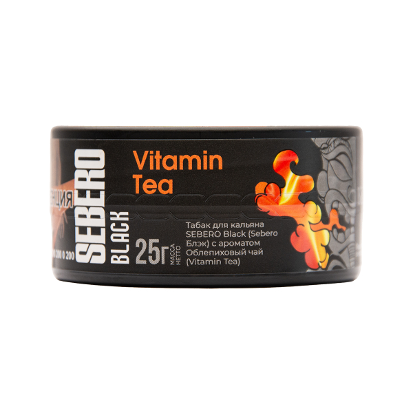 Табак Sebero Black Black Vitamin Tea 25 грамм в Краснодаре