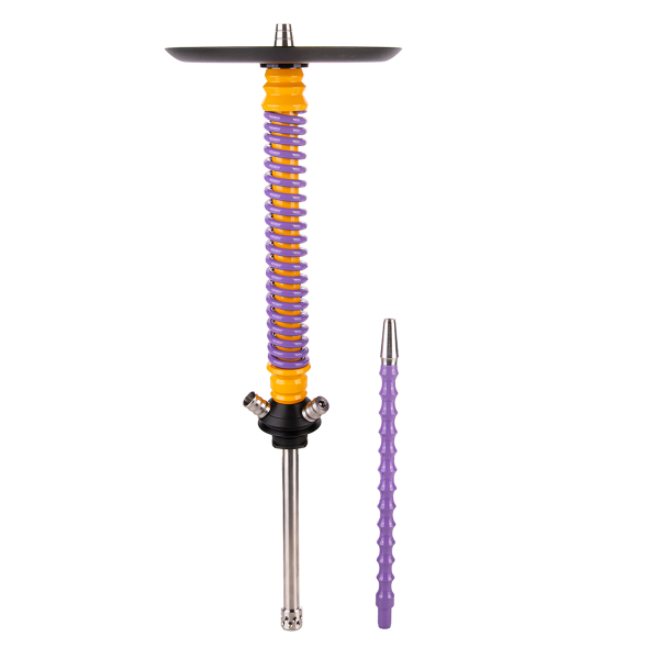 Кальян Mamay Customs Coilover Большой  Жёлтый Сирень в Краснодаре
