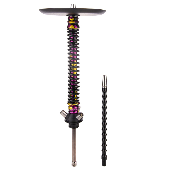 Кальян Mamay Customs Coilover Большой   Пурпурный/золотой Камуфляж Чёрный в Краснодаре