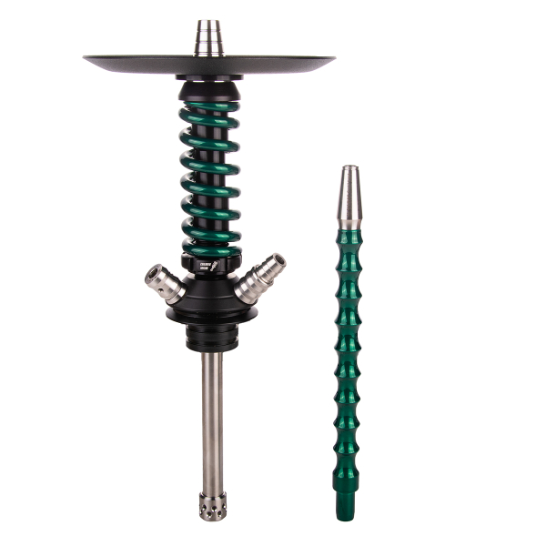 Кальян Mamay Customs Coilover Micro  Чёрный Зелёный Лак в Краснодаре