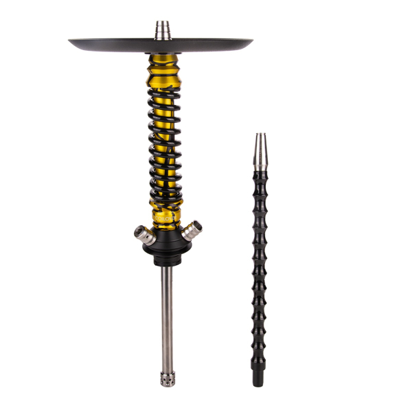 Кальян Mamay Customs Coilover Mini  Золотой Сплеш Чёрный в Краснодаре