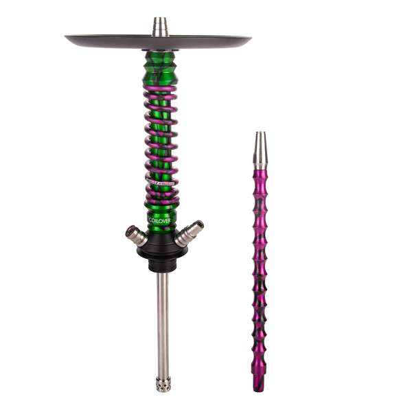 Кальян Mamay Customs Coilover Mini   Зелёный Сплеш Пурпурный Сплеш в Краснодаре