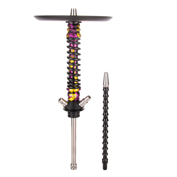 Кальян Mamay Customs Coilover Mini   Пурпурный/золотой Камуфляж Чёрный в Краснодаре
