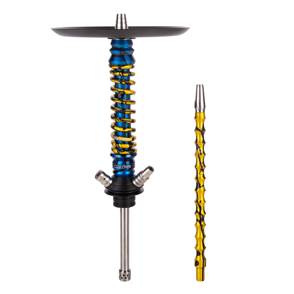 Кальян Mamay Customs Coilover Mini   Синий Сплеш Золотой Сплеш в Краснодаре