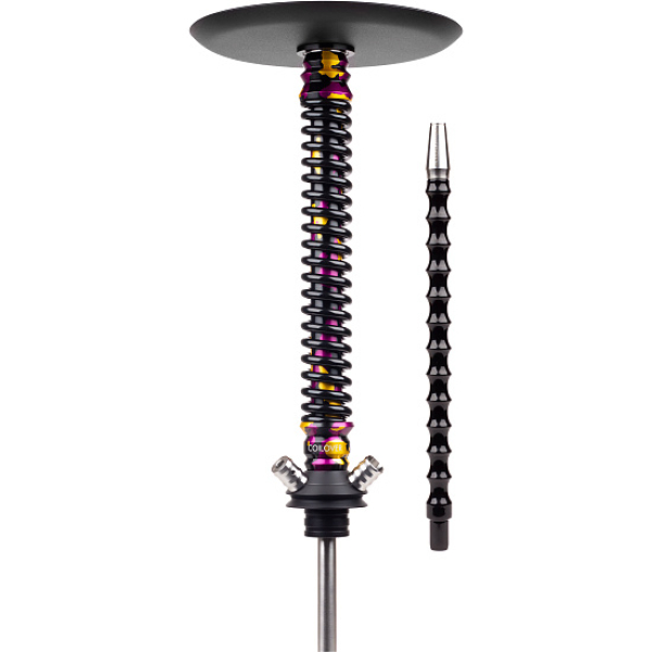 Кальян Mamay Customs Coilover Big Anod Special Purple Gold Camo Черный Глянец в Краснодаре