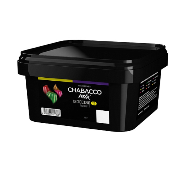 Бестабачная смесь Chabacco Mix Sour Jelly 2.0 Кислое Желе Medium 200 грамм в Краснодаре
