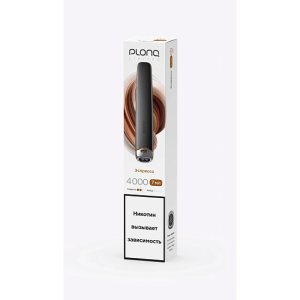 Электронка Plonq Plus Pro Black Эспрессо 4000 затяжек в Краснодаре