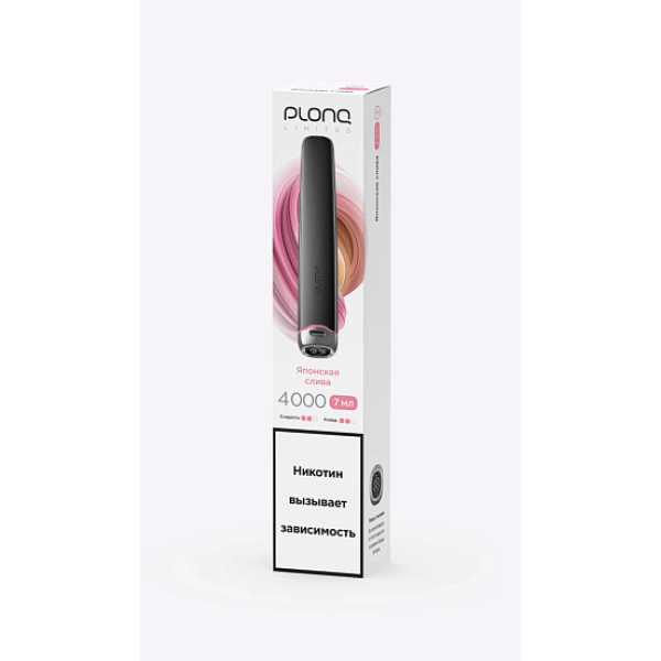 Электронка Plonq Plus Pro Black Японская Слива 4000 затяжек в Краснодаре