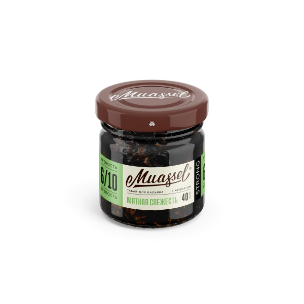 Табак Muassel Extra Strong Мятная Свежесть 40 грамм в Краснодаре