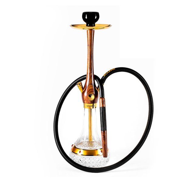 Кальян Wookah Walnut Gold Amber Click (золотой, 64 см) в Краснодаре